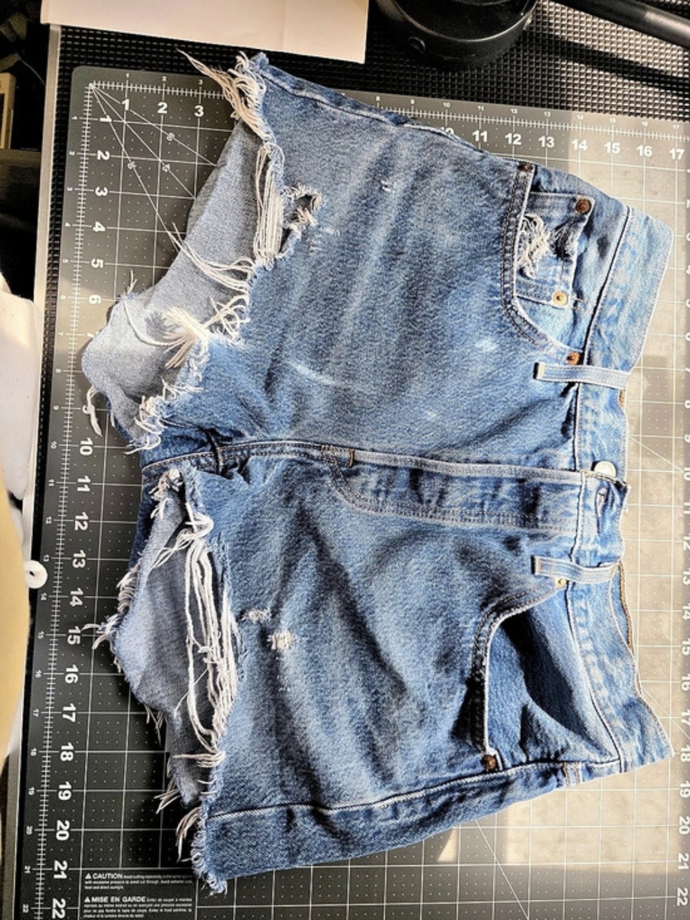 Levi's 501 Original Denim Cutoff Shorts Waist 29